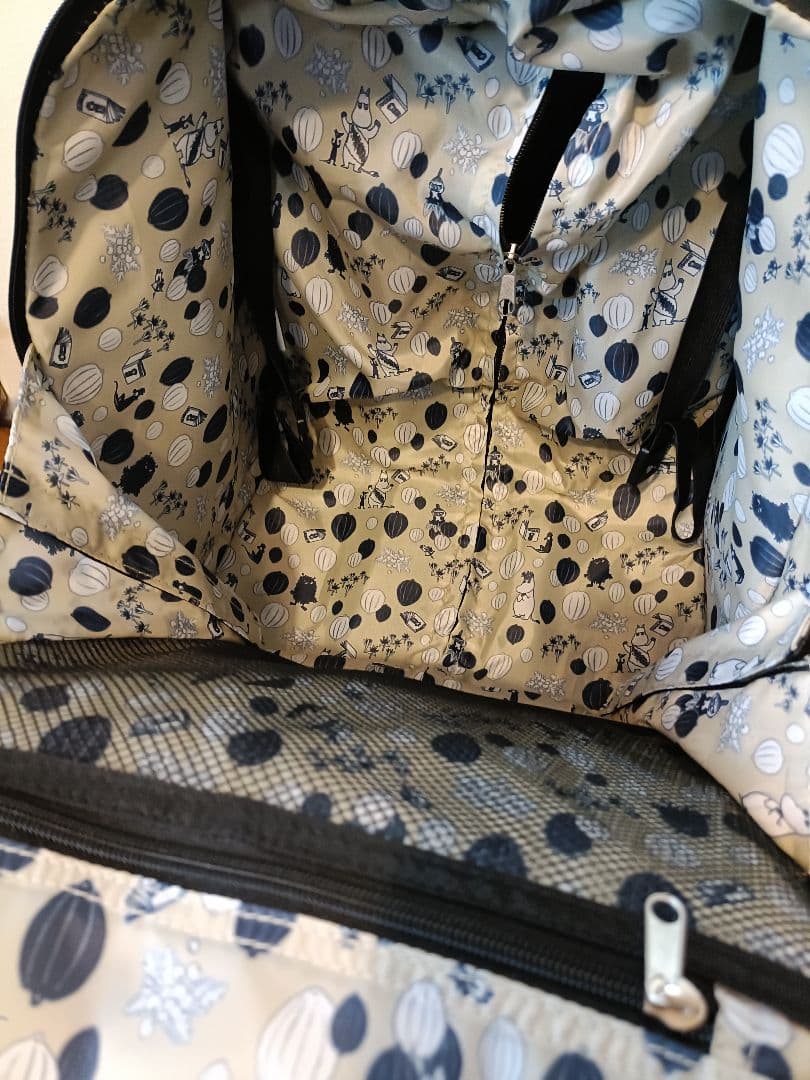 JR東日本購入ムーミン★リトルミィソフトキャリー16000円使用2泊3日のみ美品