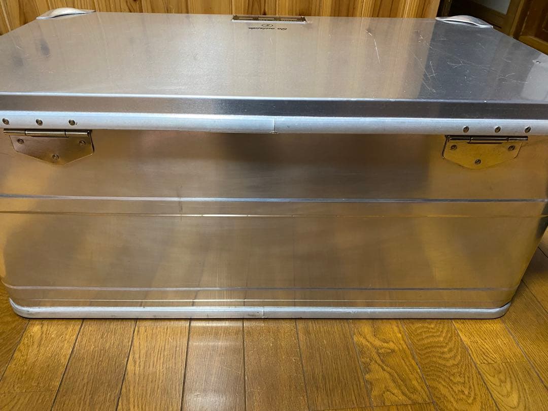 週末限定割引　希少　ダルトン　アルミコンテナ　Lサイズ　旧型　レザー　　コンボイ