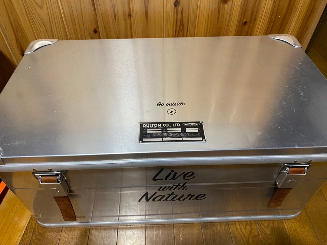 週末限定割引　希少　ダルトン　アルミコンテナ　Lサイズ　旧型　レザー　　コンボイ