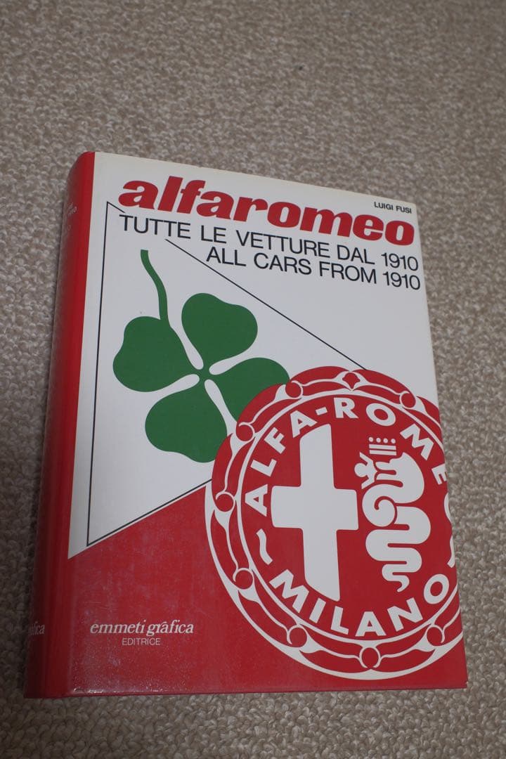 【並品】All cars from 1910 Luigi Fusi サイン入り