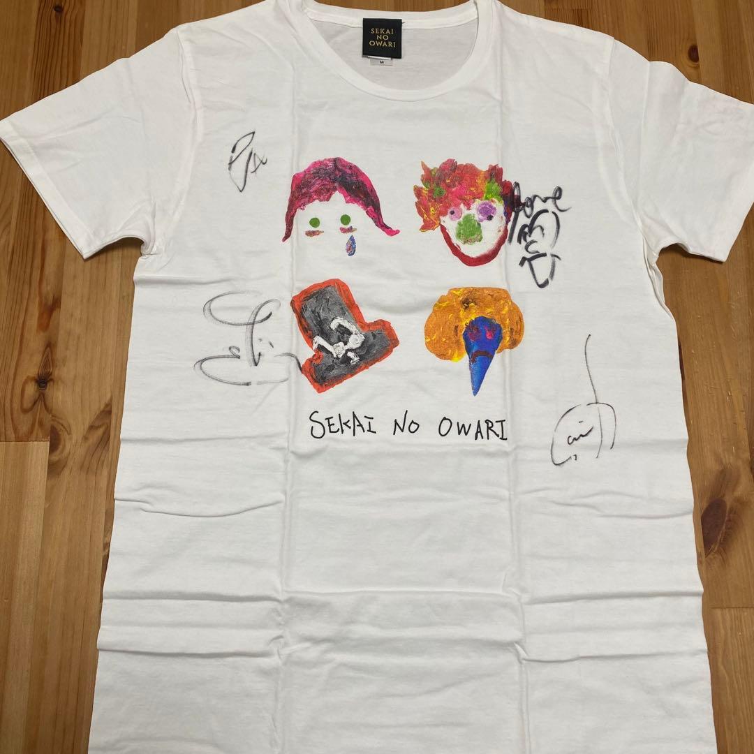 SEKAI NO OWARI セカオワ サインTシャツ Mサイズ