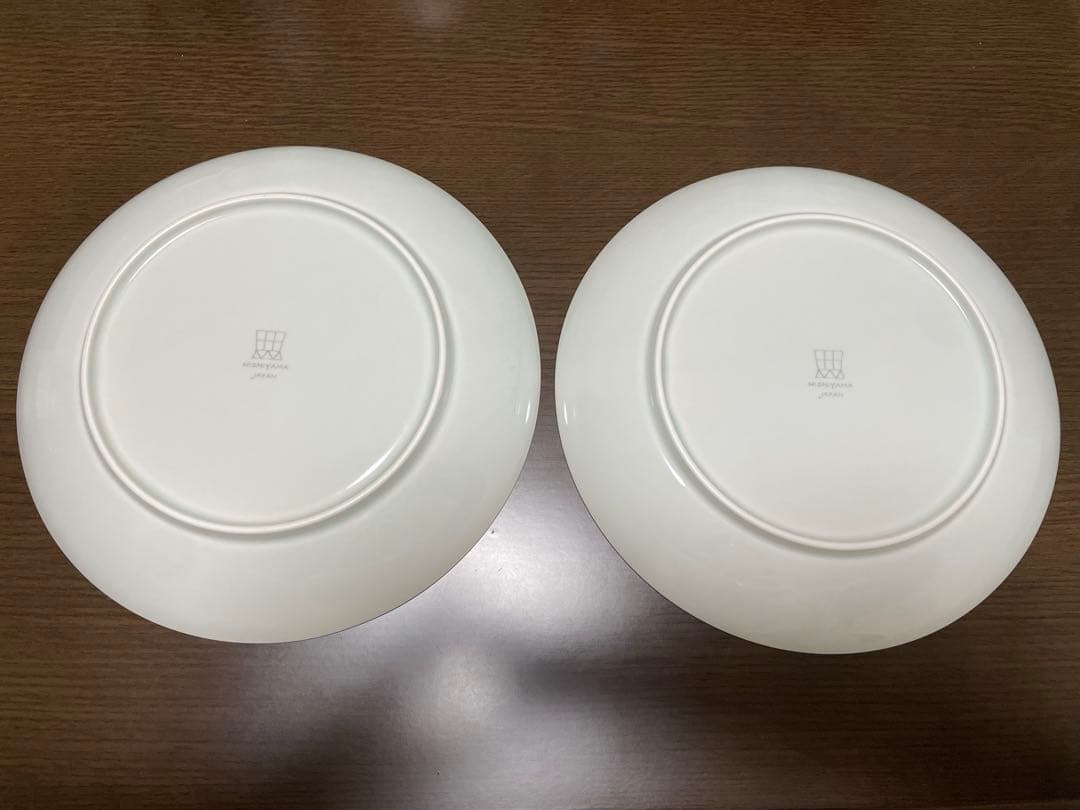 【波佐見焼 西山】デイジー 22cm プレート 4点セット