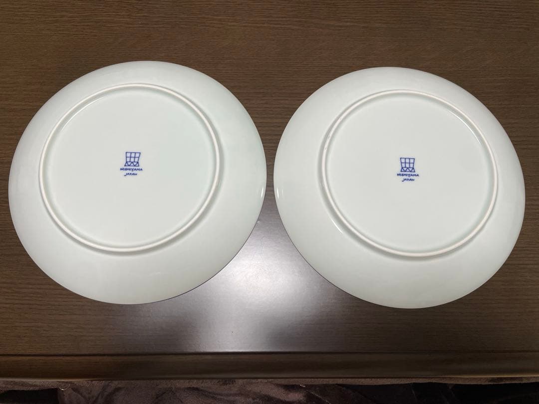 【波佐見焼 西山】デイジー 22cm プレート 4点セット