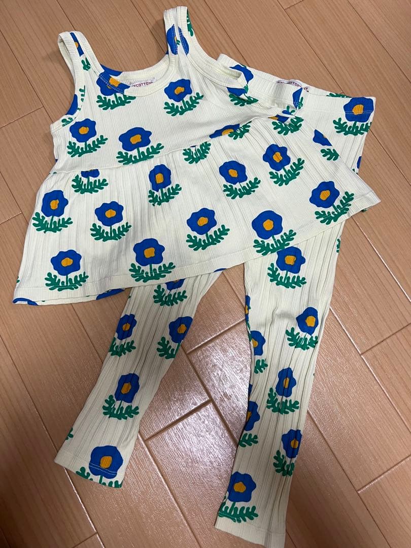 tinycottons 花柄セットアップ　6y タイニーコットンズ