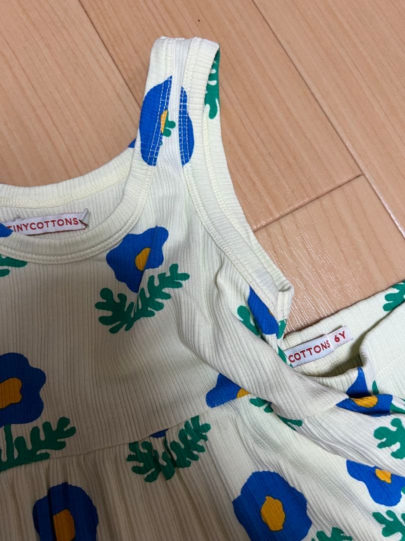 tinycottons 花柄セットアップ　6y タイニーコットンズ