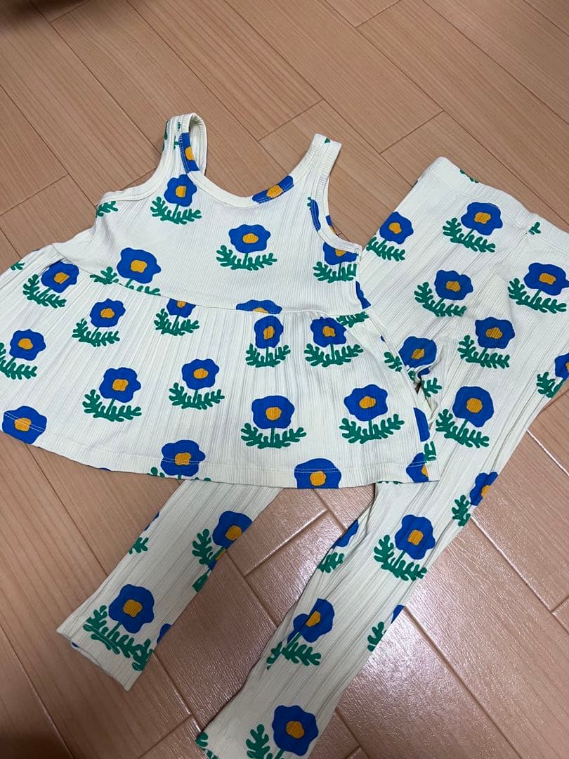 tinycottons 花柄セットアップ　6y タイニーコットンズ