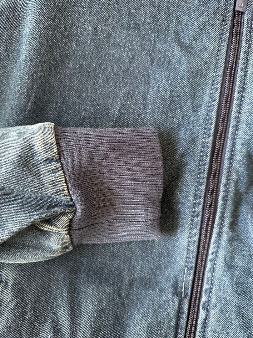 トップス adidas DENIM FIREBIRD TRACKTOP