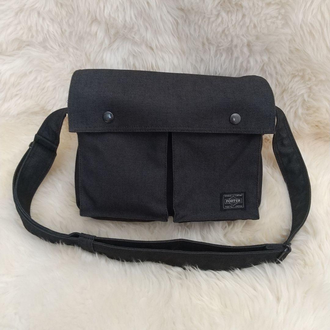 【新品級✨️】PORTER ポーター ショルダーバッグ スモーキー　ブラック