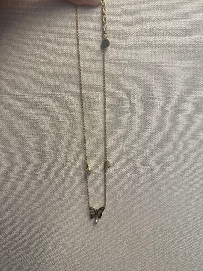 最終値下げ⭐︎Dior 蝶モチーフ ネックレス