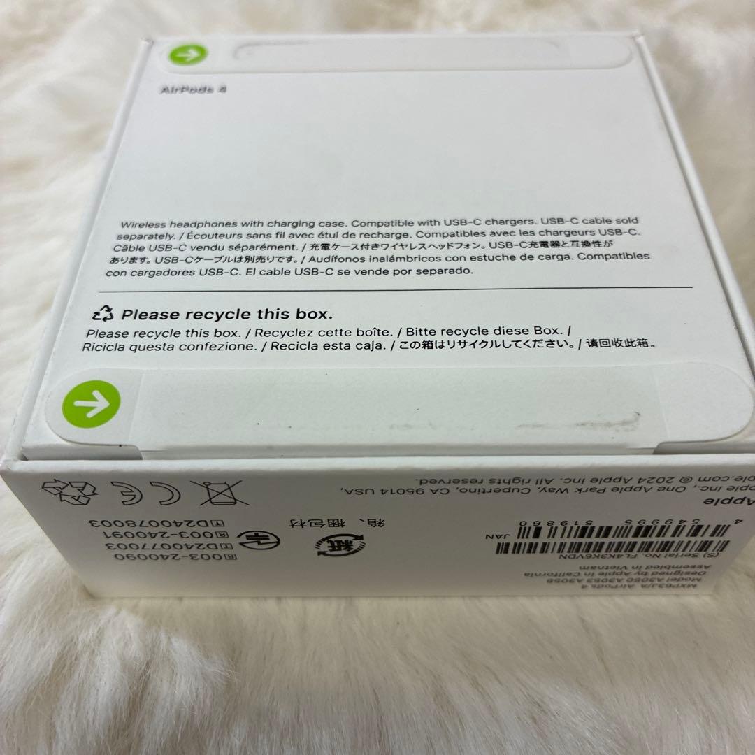 新品未開封 airpods4 アクティブノイズキャンセリング ANC搭載