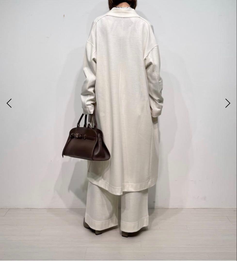 【新品】ヤマダヤ Aga ウールスムースガウンジャケット ウール100%