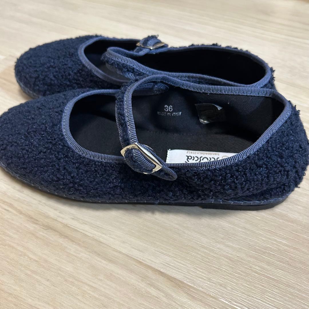 sciuscia シューシャ MARYJANE メリージェーン ボア 36