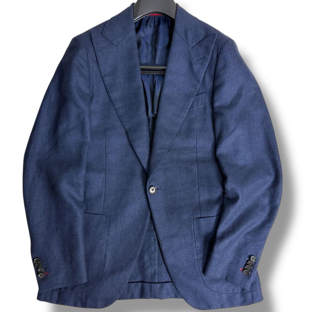 J6472美品 イザイア バーニーズニューヨーク別注ホップサックジャケット 44