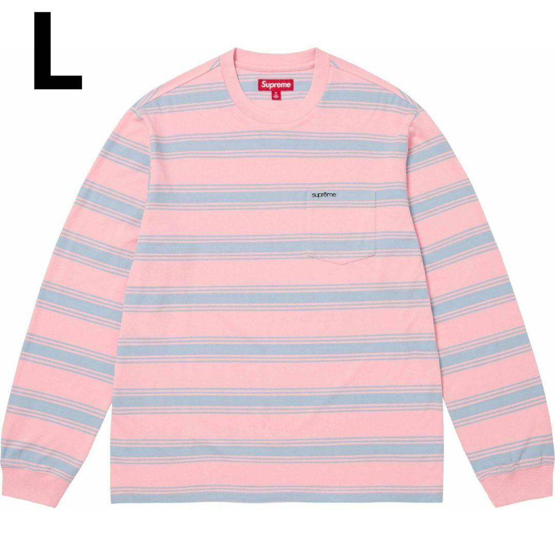 Supreme シュプリーム Stripe Pocket L/S Top ロンT