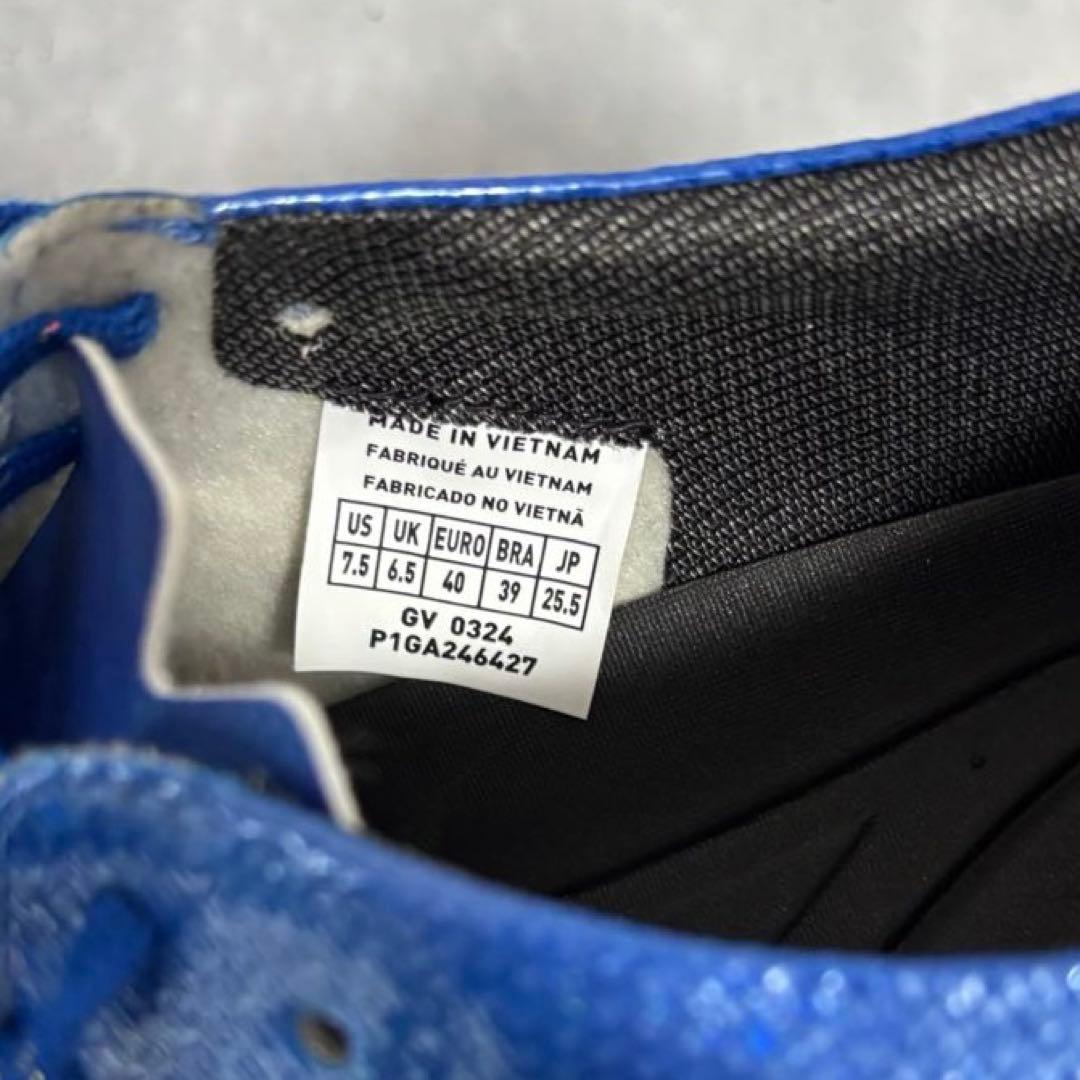 ミズノ　アルファ　プロ　25.5 青　スパイク