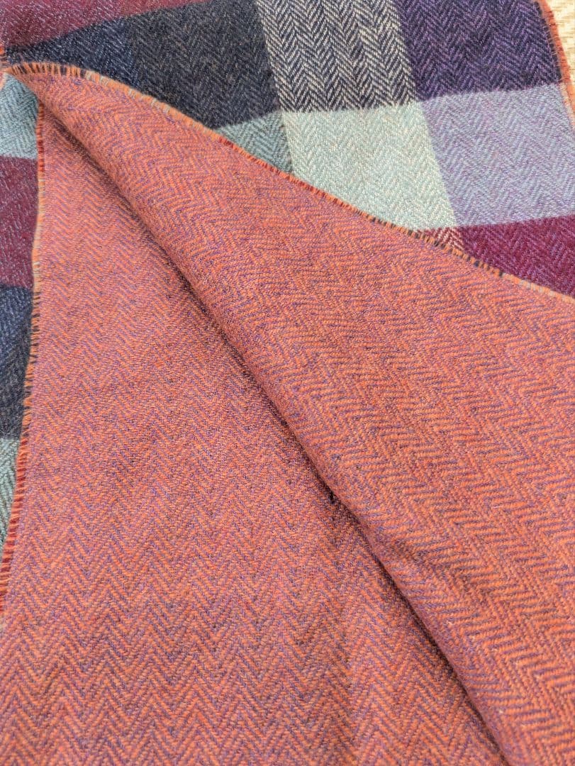 美品✨ヴィヴィアンウエストウッド チェック柄ウールマフラー