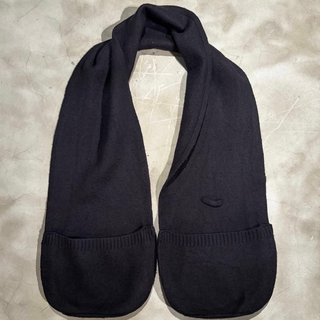 JEAN PAUL GAULTIER グローブマフラー ブラック archive