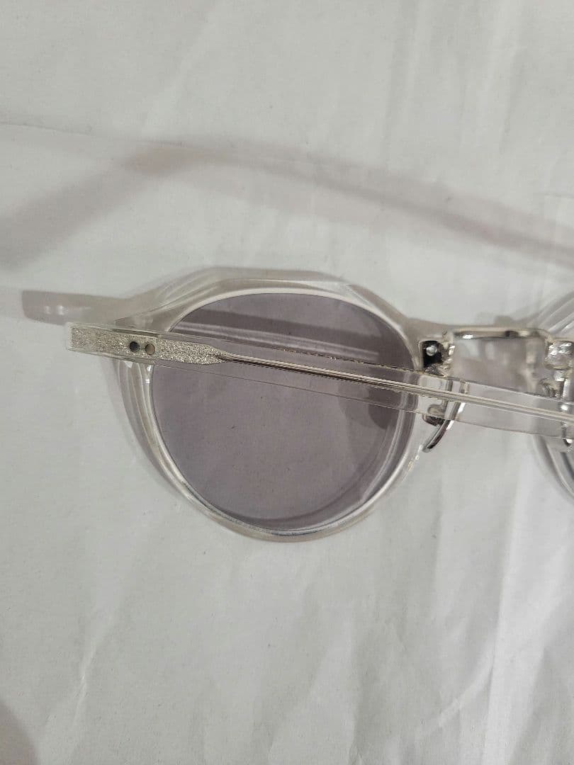 A.D.S.R. SATCHMO 03 クリア/シルバーフレーム グレーレンズ