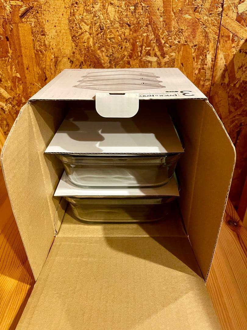 iwaki イワキ　耐熱ガラス　保存容器　パック&レンジ　8個セット