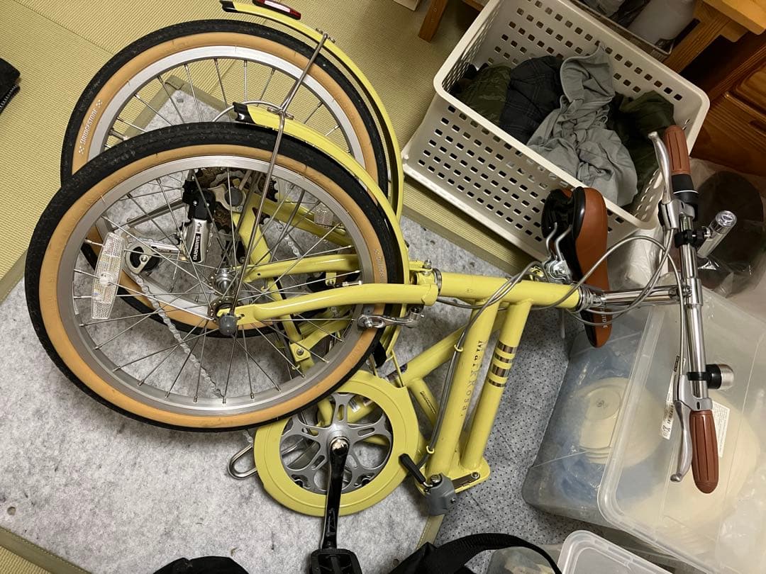 リョウ 新品未使用　折り畳み自転車　持ち歩きカバー付き