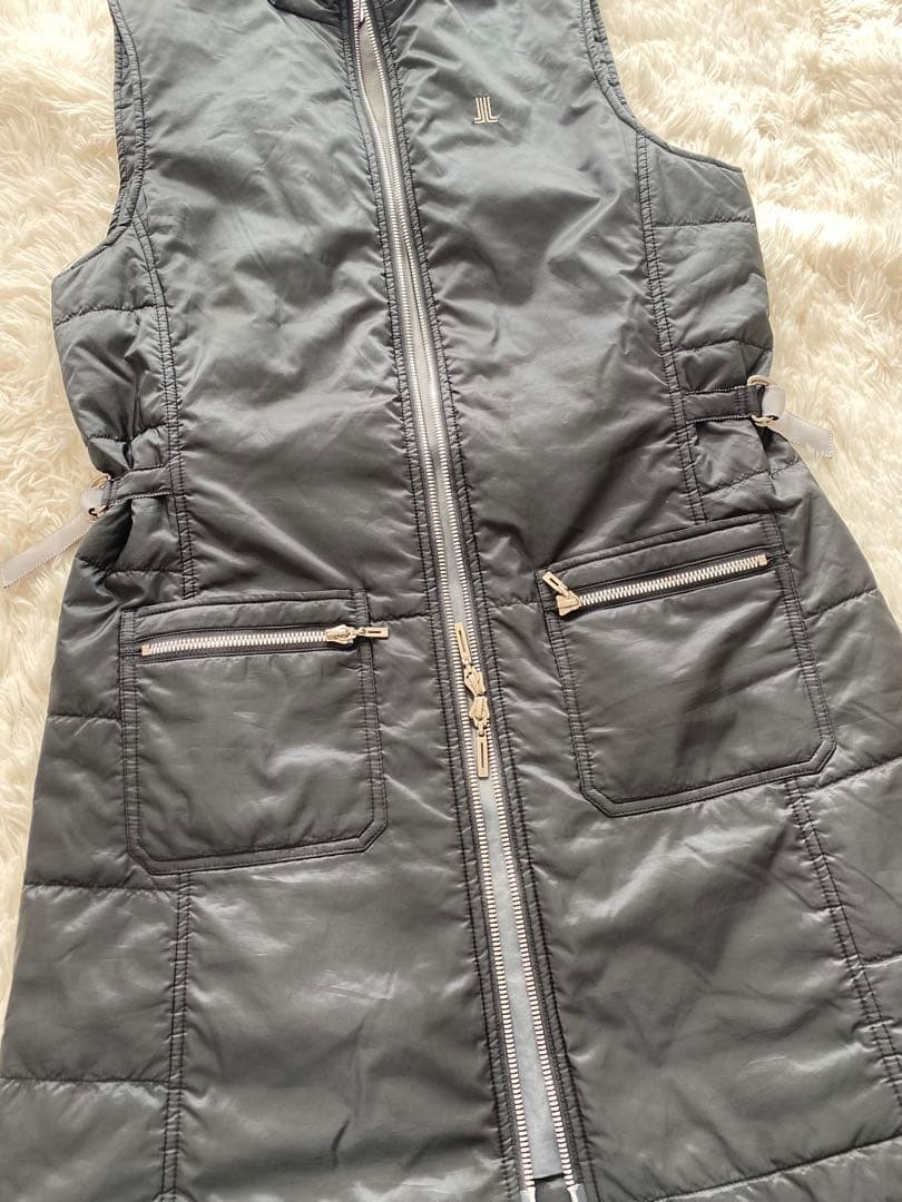 LANVIN 38 美品　ワンピース　レディース　ゴルフ　黒色　ランバンスポーツ