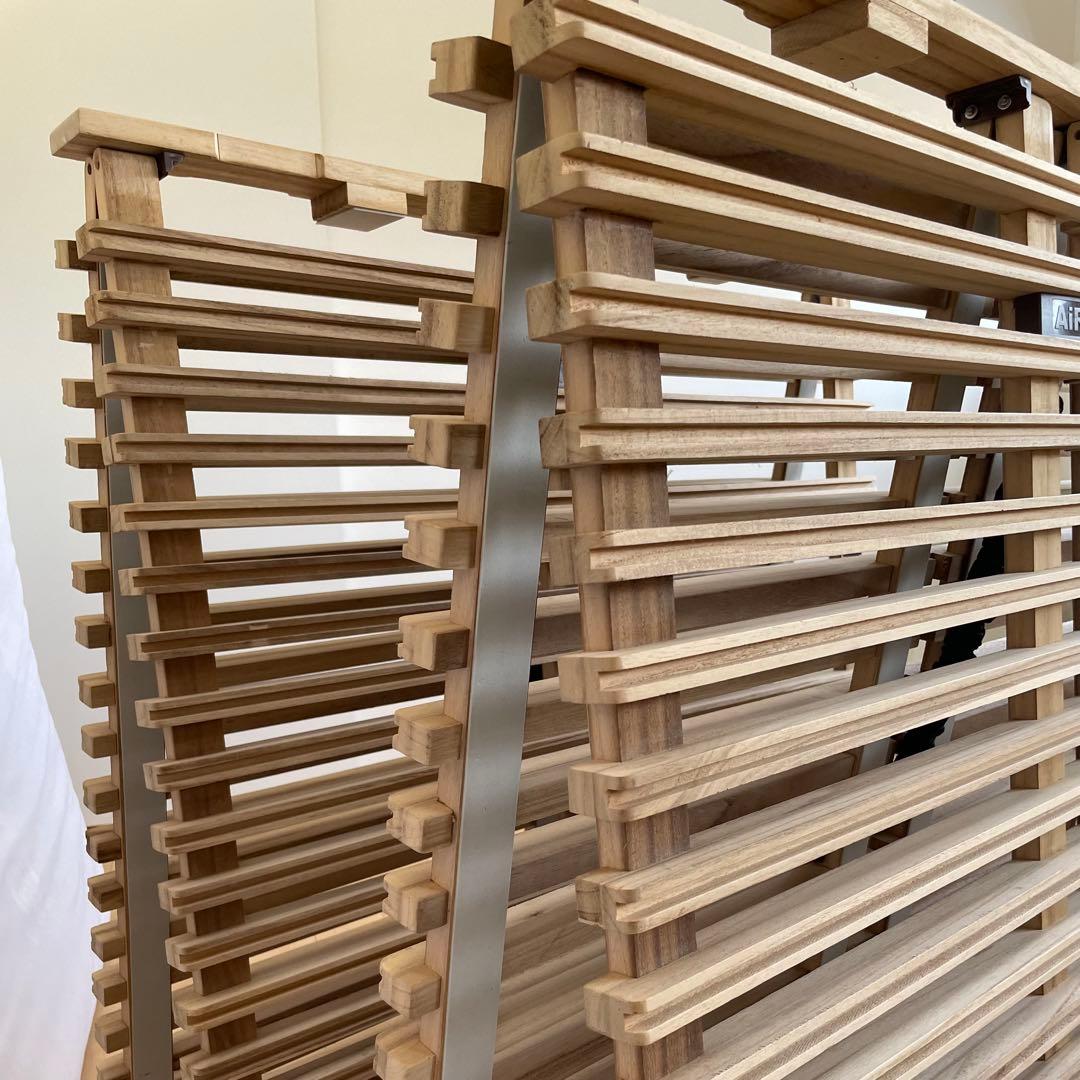 SALE✨エアライズ　すのこベッド 折りたたみ シングル　2個セット