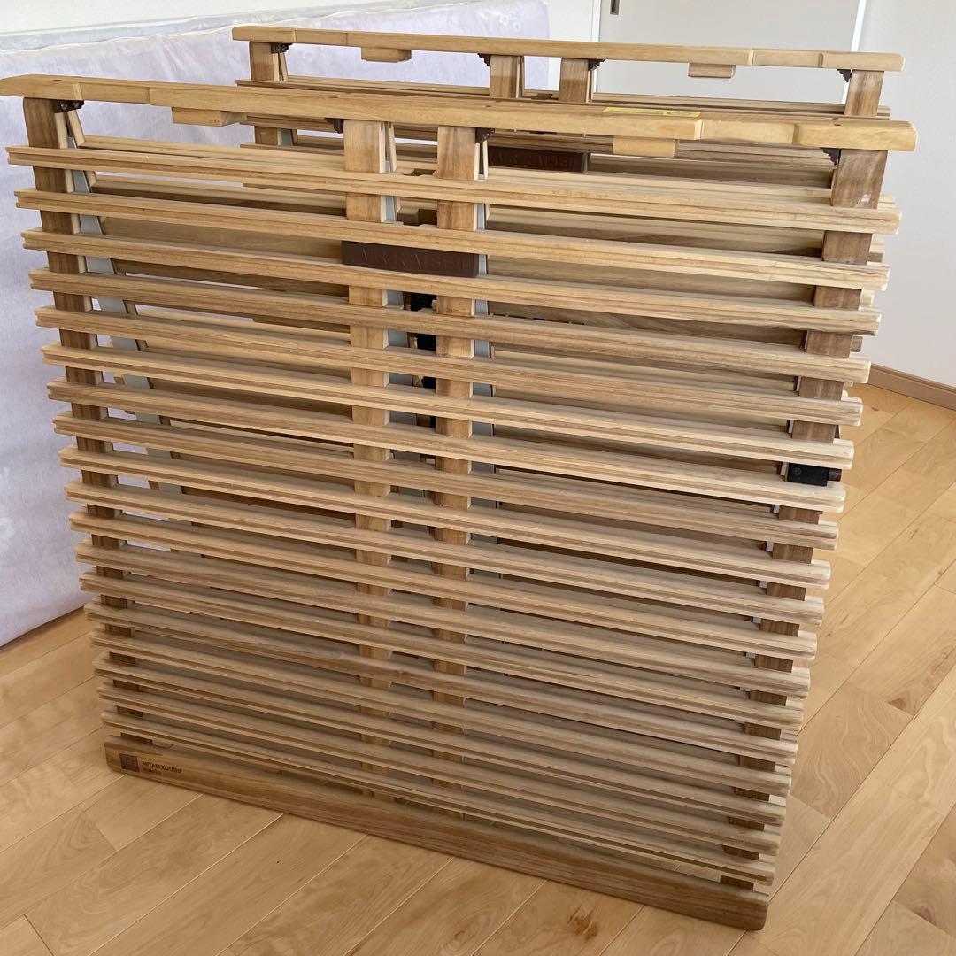 SALE✨エアライズ　すのこベッド 折りたたみ シングル　2個セット