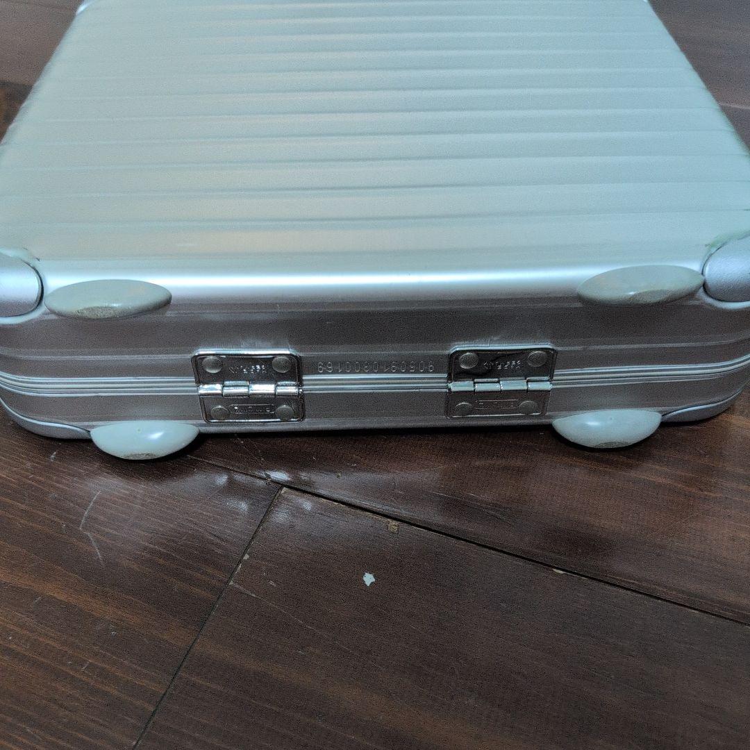 希少 青ロゴ RIMOWA リモワ アタッシュケース 2way ダイヤルロック