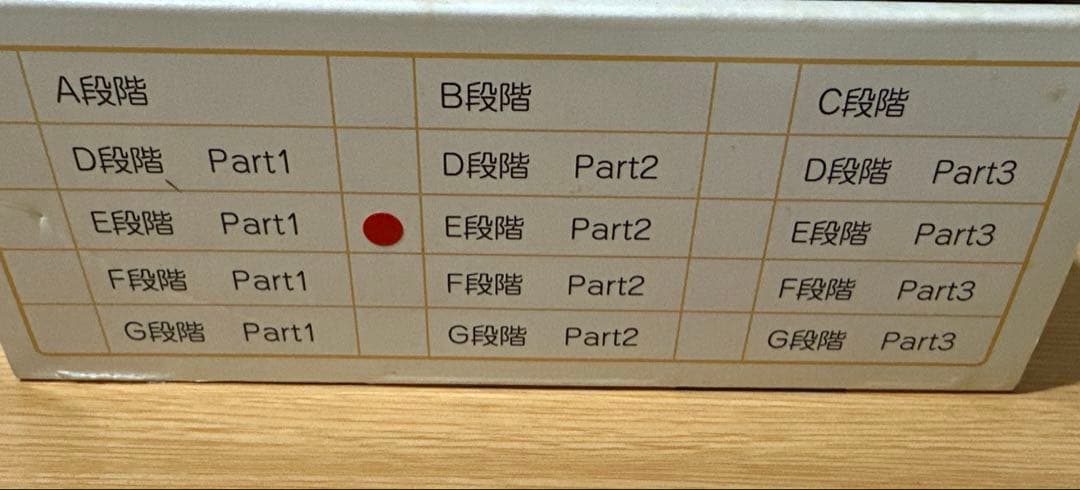 四谷学院　療育55段階プログラム　E段階