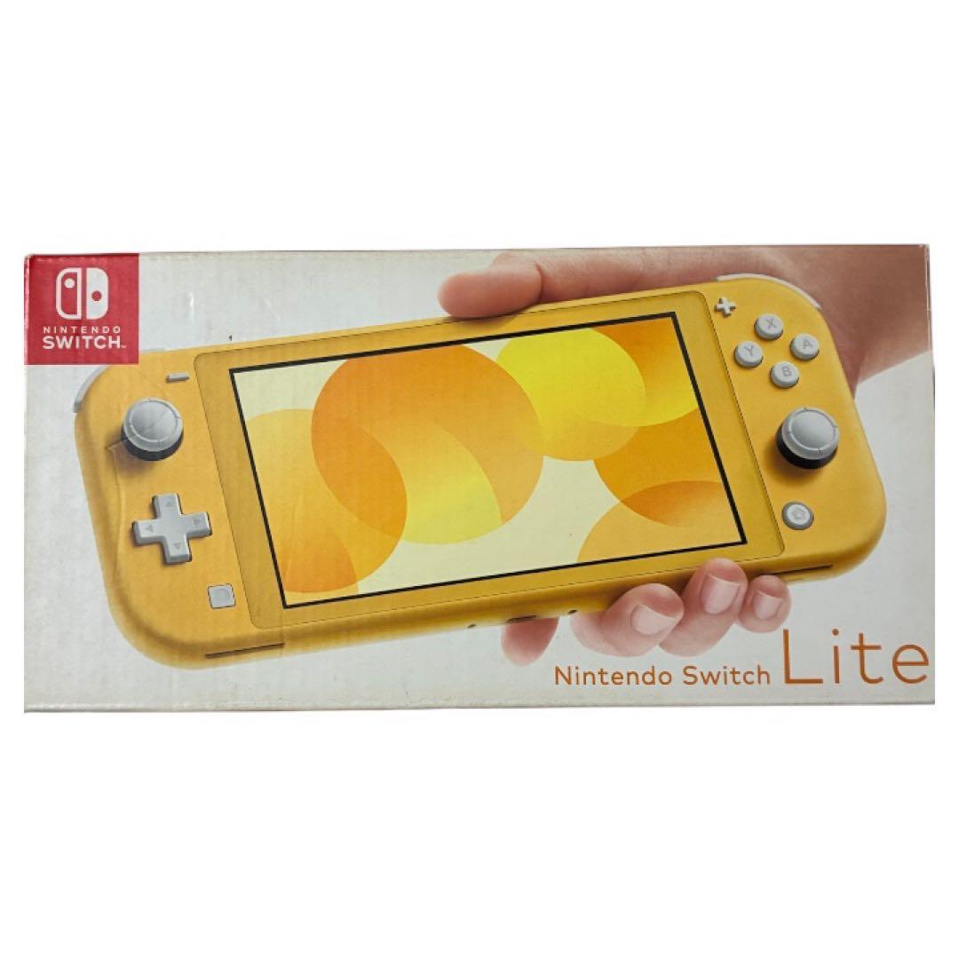 Switch Lite イエロー 外箱充電器セーフティーガイドSDカード付き