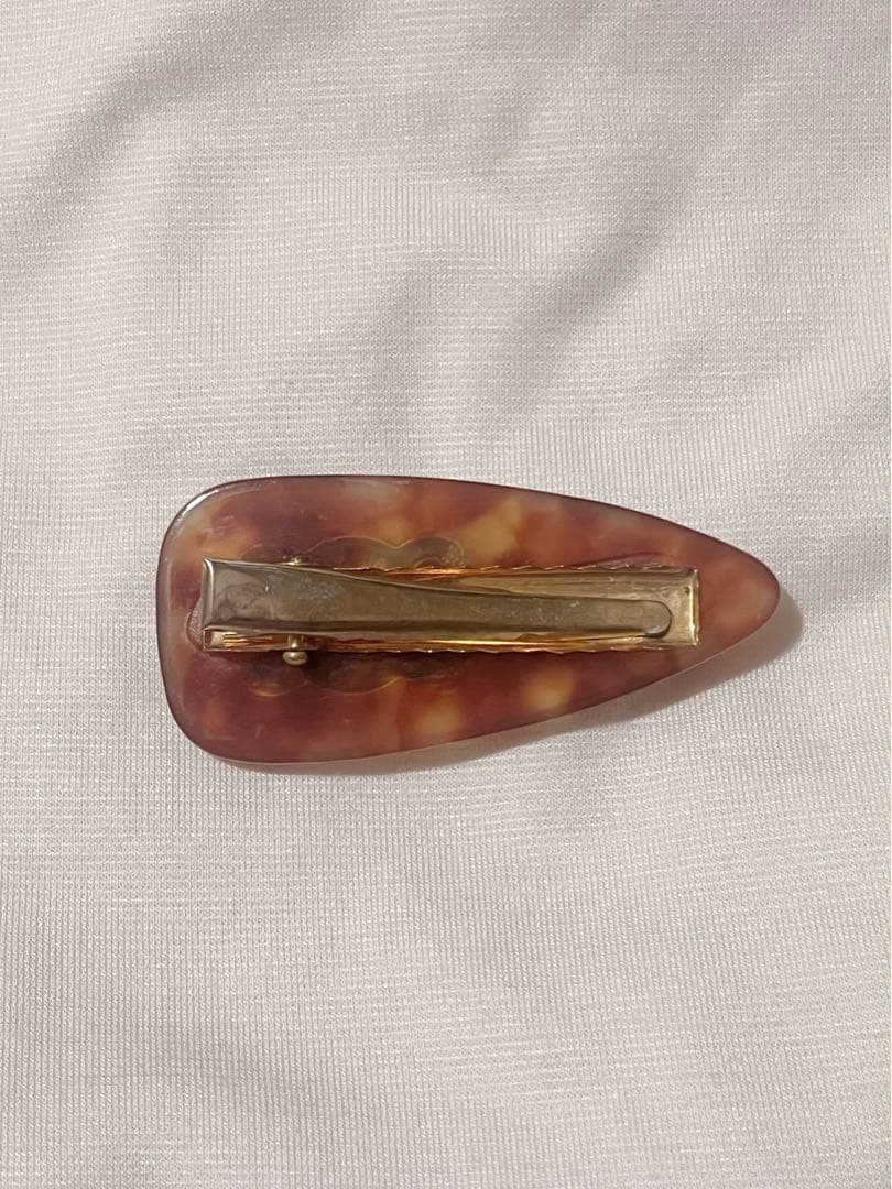 CELINE ヘアピン ブラウン