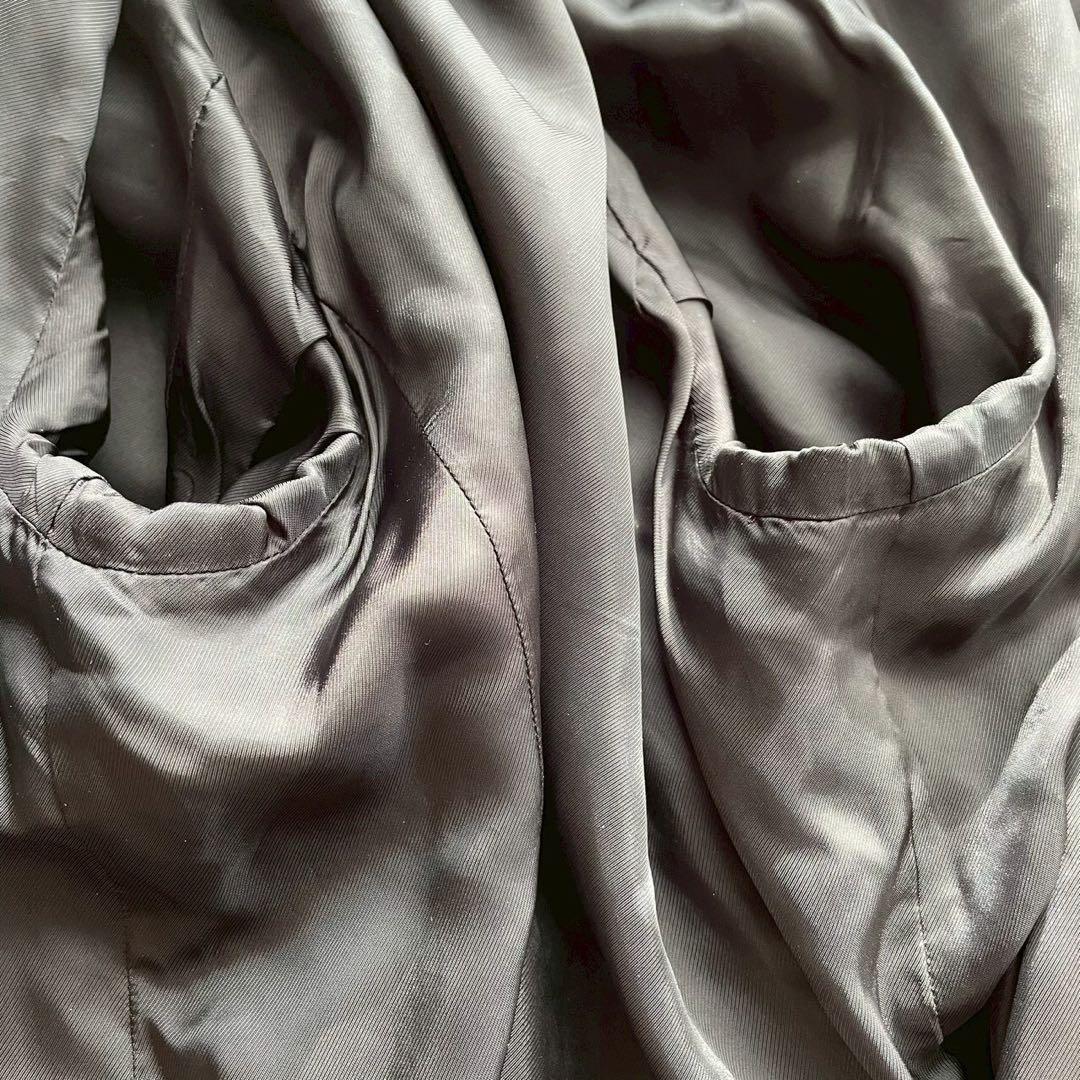 【ヨーガンレール】ジャケット チャコール シングルブレスト フォーマル ゆったり