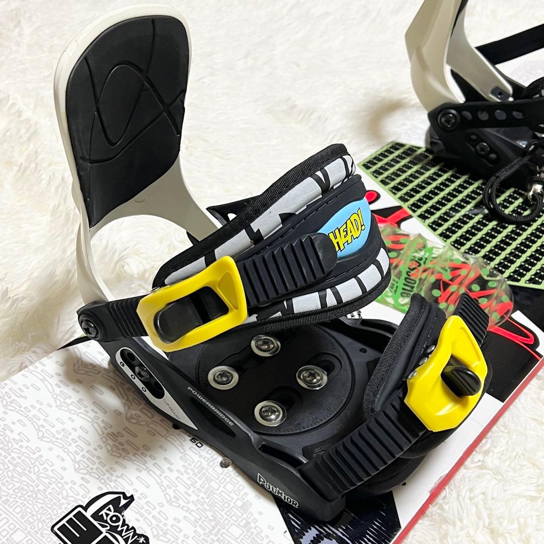 キッズ スノーボードセット　CROWN JR 130 HEAD