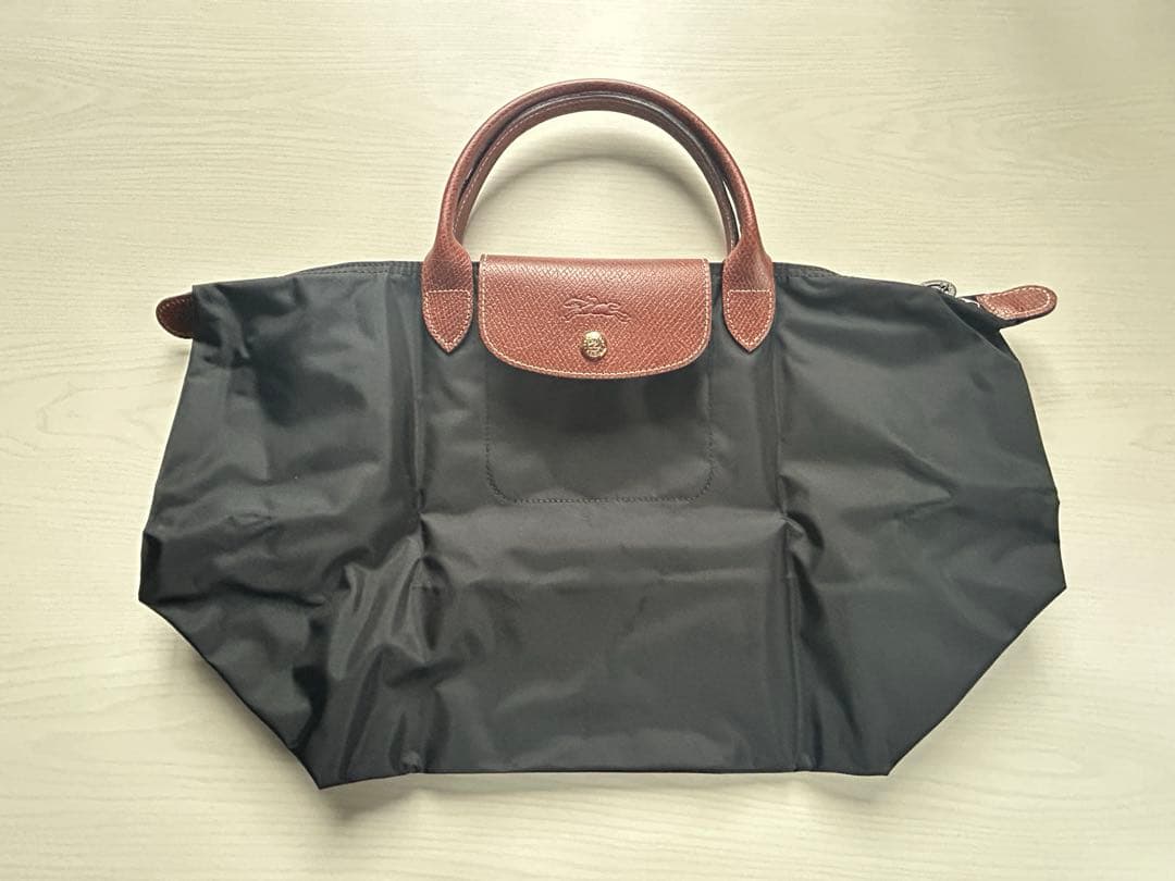 ロンシャンLONGCHAMP トートバッグ プリアージュ Mサイズブラック