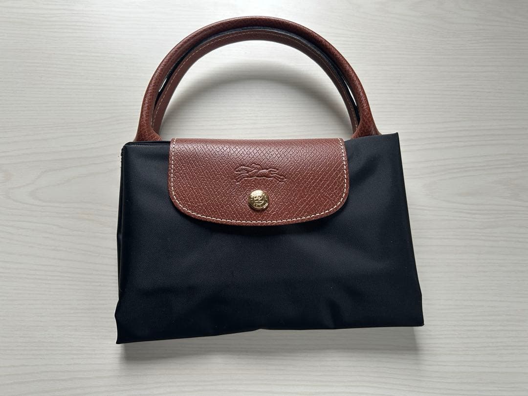 ロンシャンLONGCHAMP トートバッグ プリアージュ Mサイズブラック