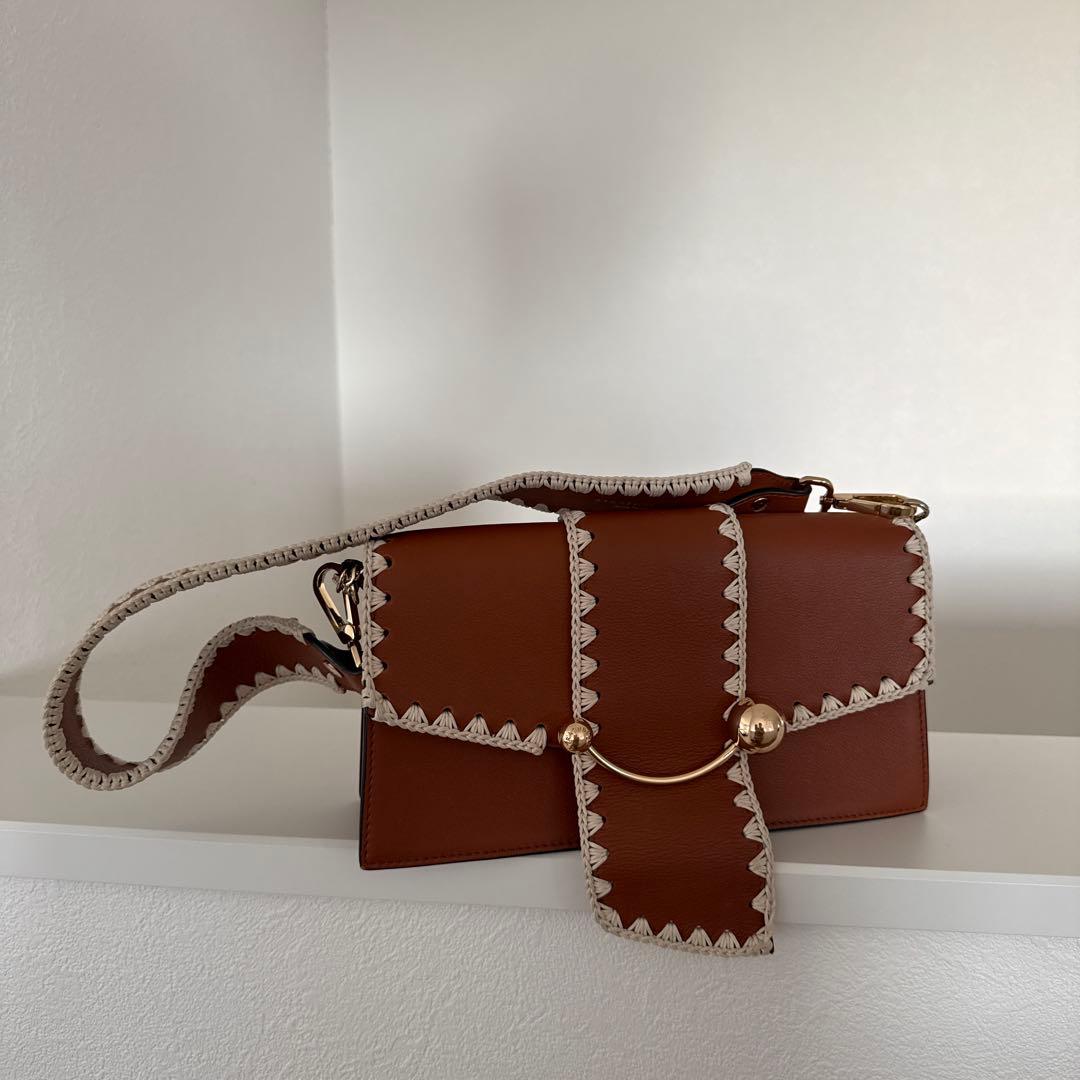 STRATHBERRY ブラウン ショルダーバッグ