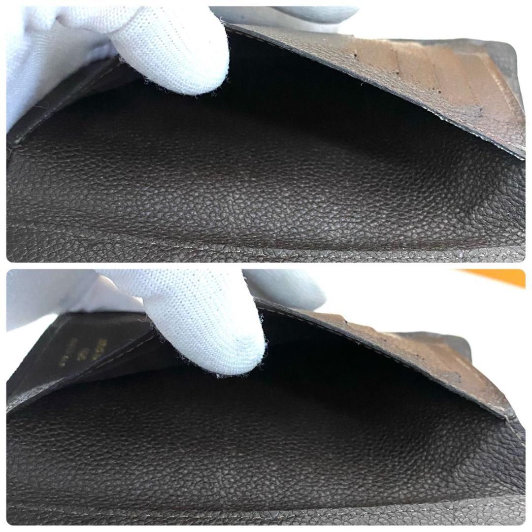 箱、保存袋付◎ポルトフォイユ キュリーズ アンプラント 三つ折り財布 モノグラム