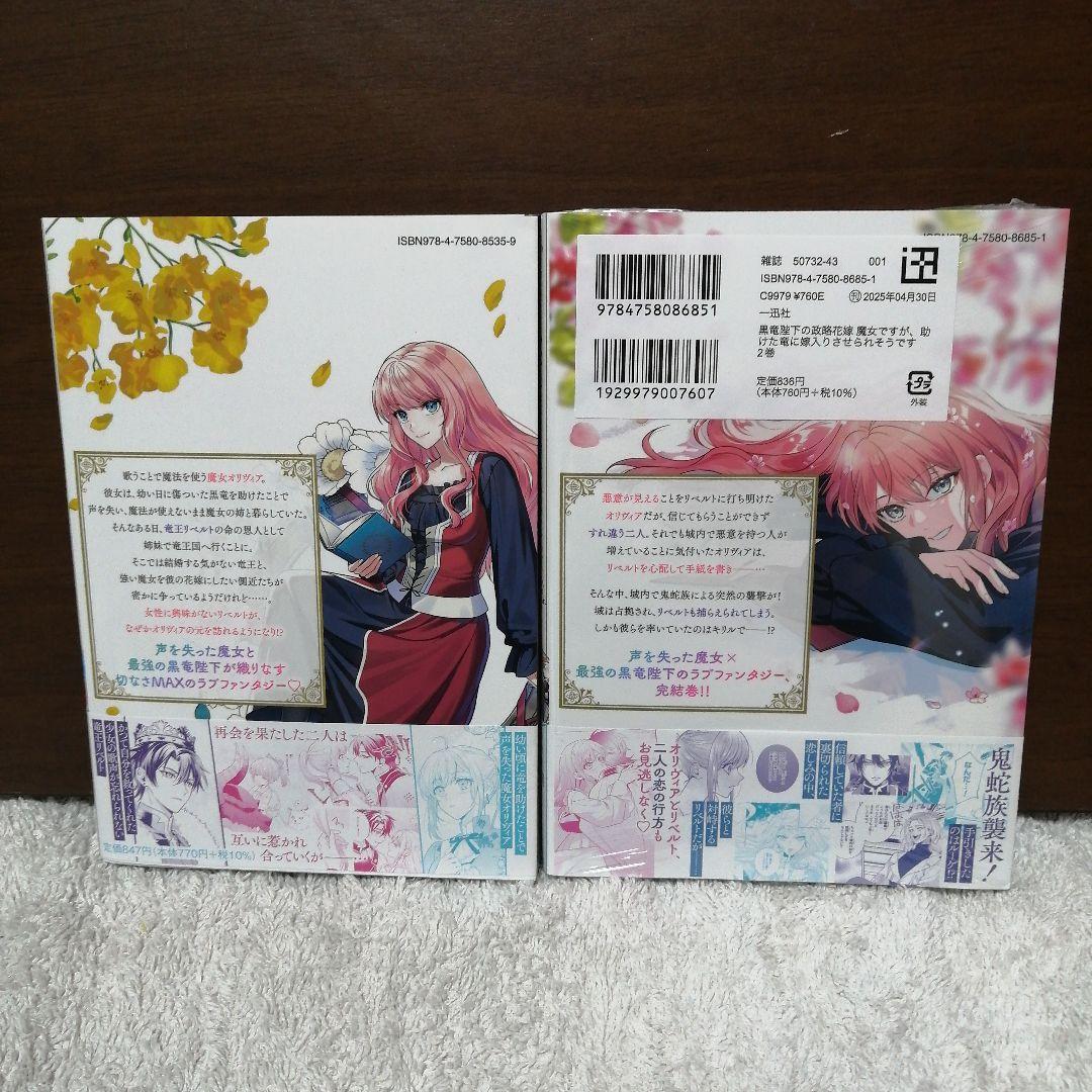 黒竜陛下の政略花嫁　魔女ですが、助けた竜に嫁入りさせられそうです