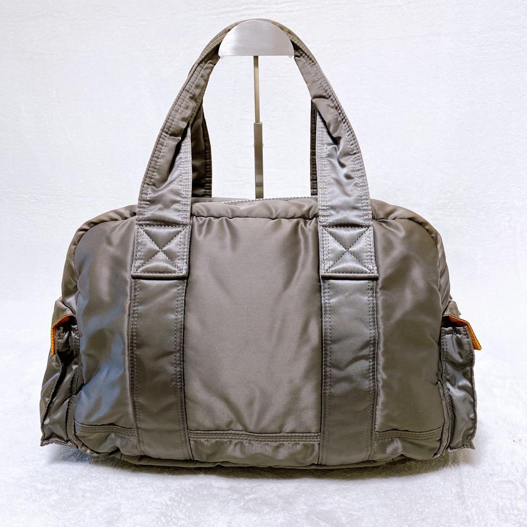 希少　PORTER　タンカー　ボストンバッグL　ダッフルバッグ　シルバーグレー