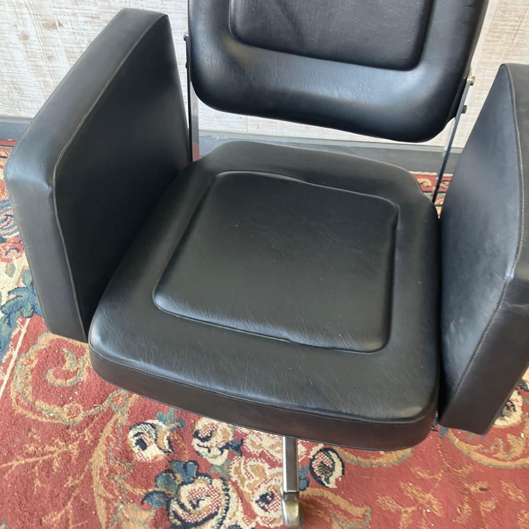 昭和レトロ オカムラ デューク 1000 回転式 アームチェア デスクチェア