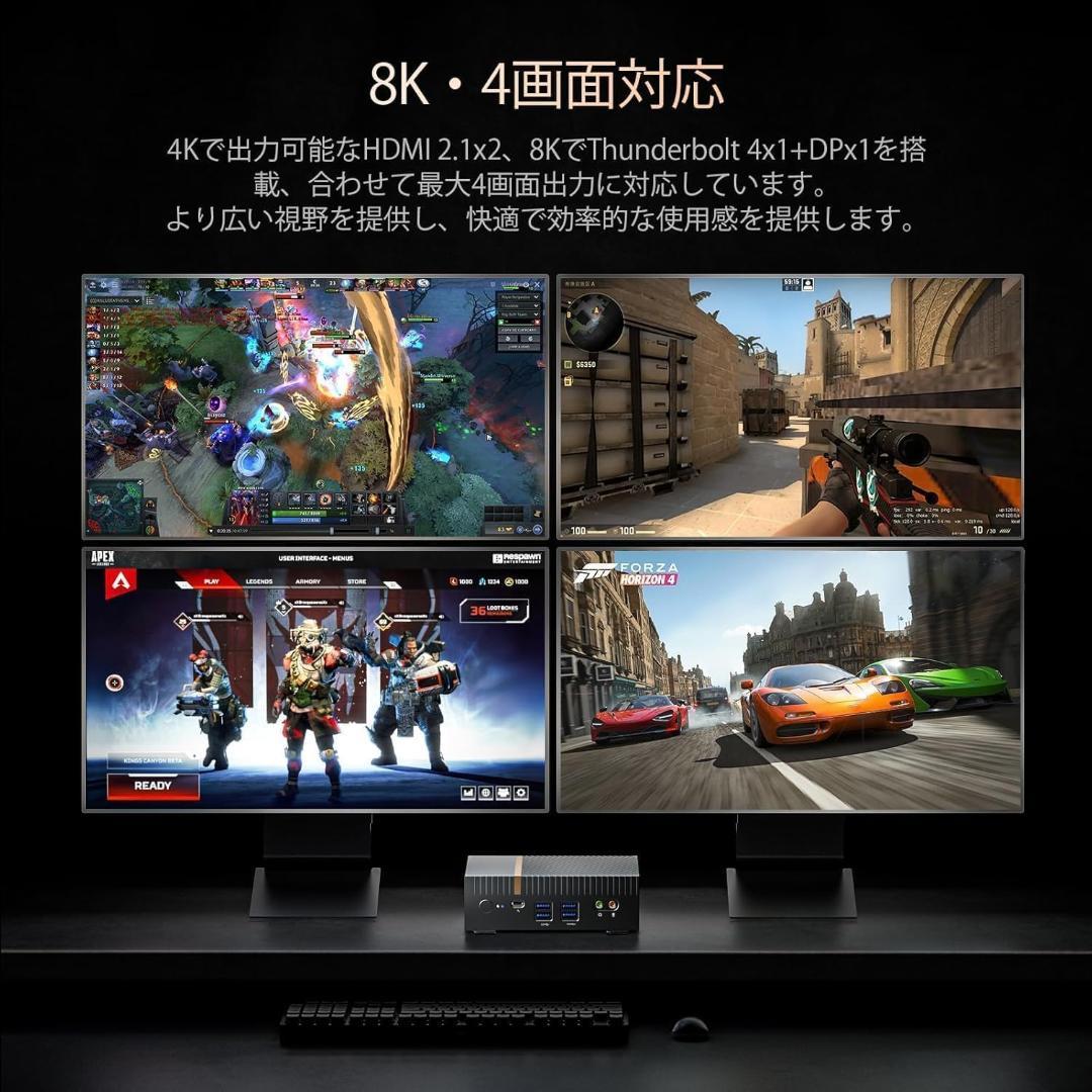 ミニPC 第13世代インテル Core i9-13900H 14コア　限定１個