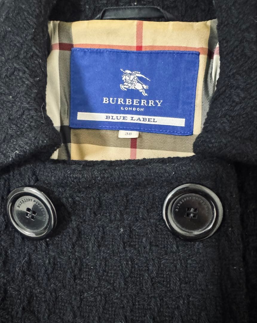 ♡BURBERRY BLUE LABEL♡ ダブルブレストコート 38