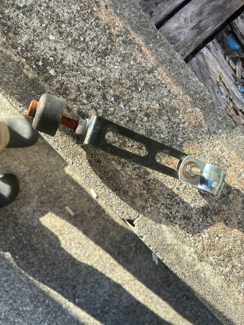 180sx　エイプ100 ヨシムラ　チタンマフラー　YB125SPにて使用