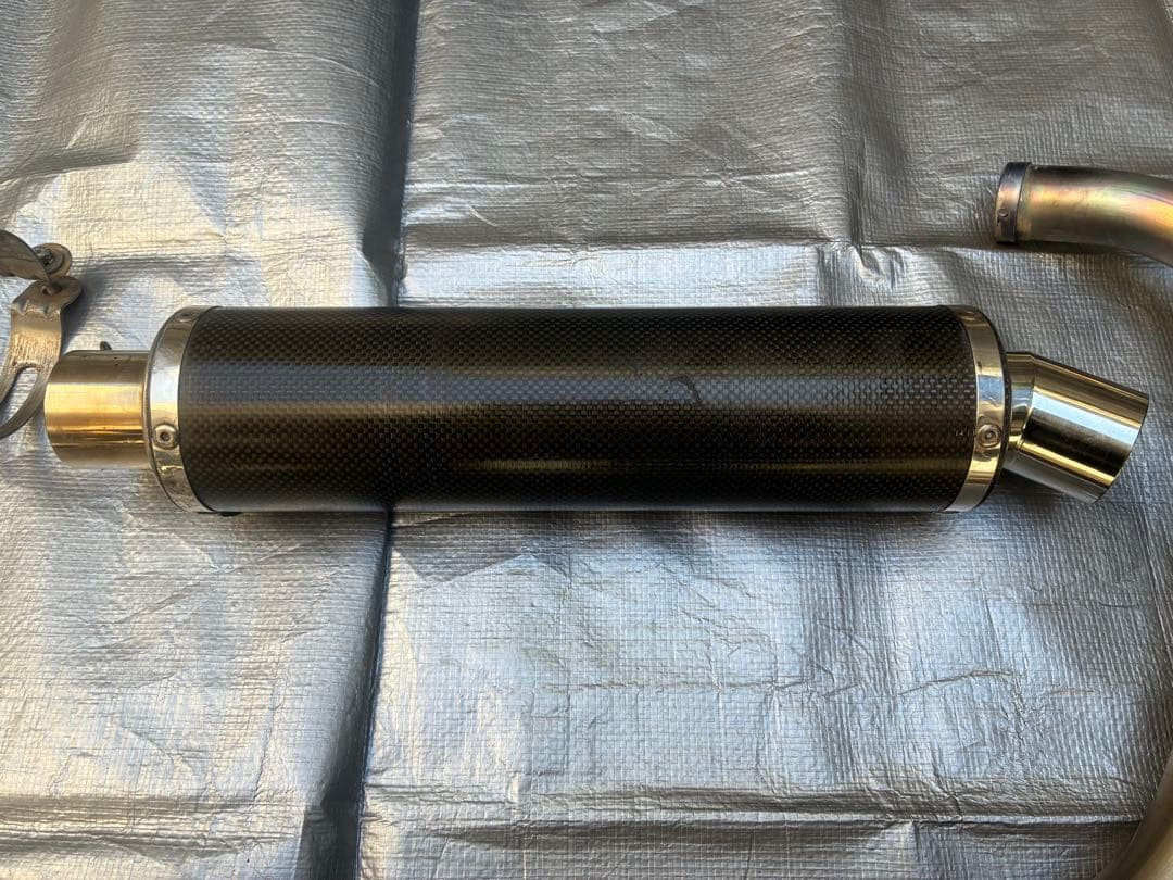 180sx　エイプ100 ヨシムラ　チタンマフラー　YB125SPにて使用