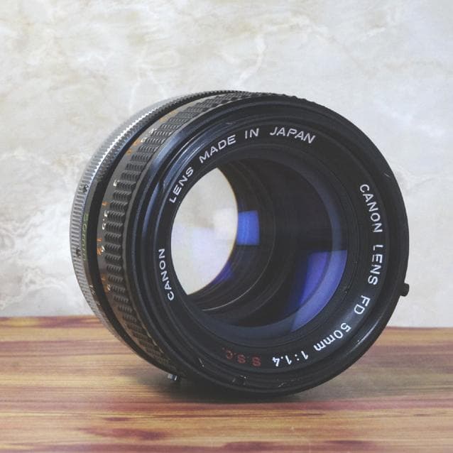 【整備済完動品】CANON FD 50mm F/1.4 S.S.C. レンズ