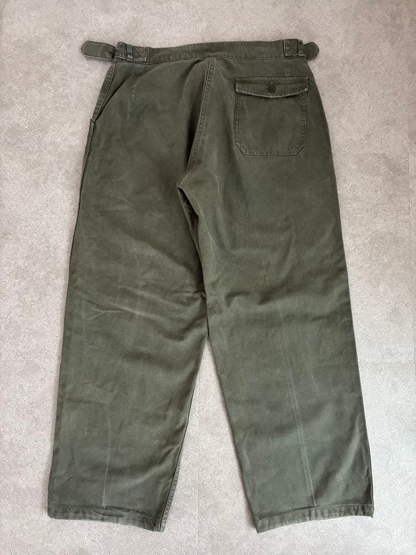 フランス軍　ヴィンテージ　メカニックパンツ　ユーロ　ミリタリー
