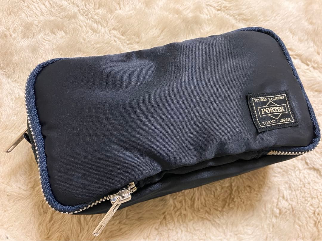 ヘッドポーター タンカーポーチ　ネイビー色