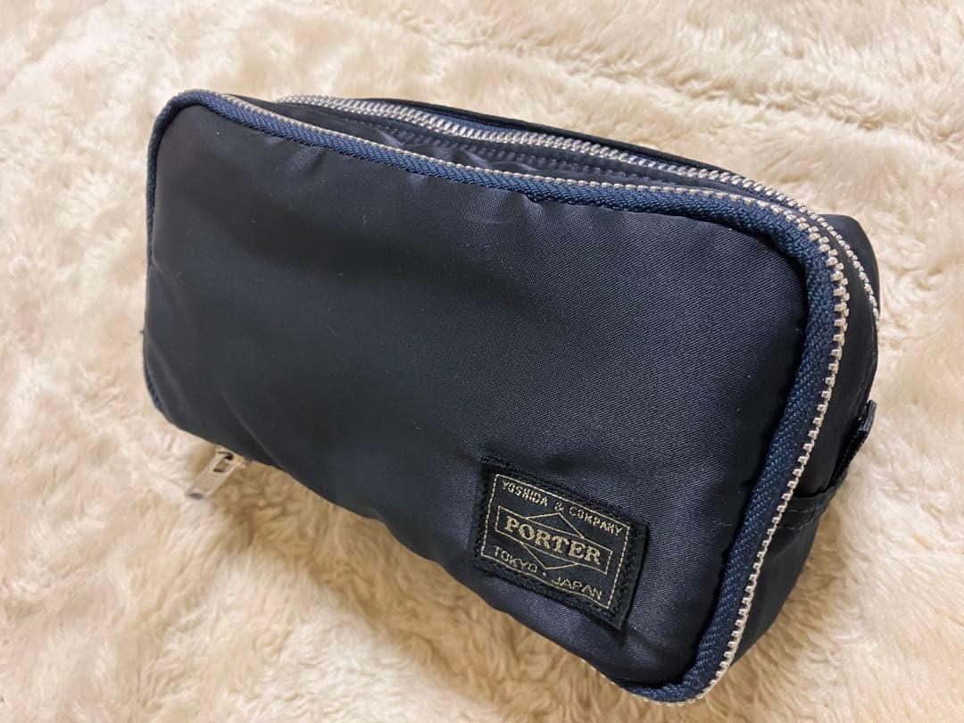 ヘッドポーター タンカーポーチ　ネイビー色