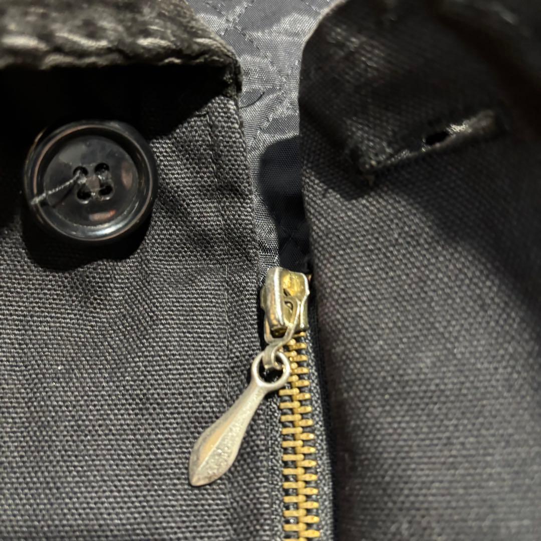 90’s XLARGE ワークジャケット USA製 犬ロゴ 黒 ブラック L