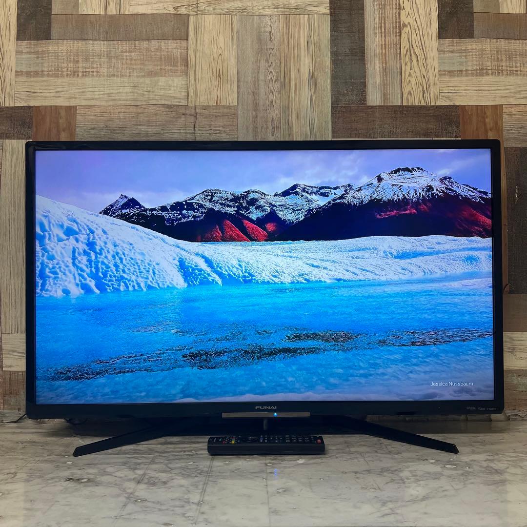 即日受渡❣️全国送料込フナイ40V型HDD録画機能内蔵テレビ見ながら録画も可能。